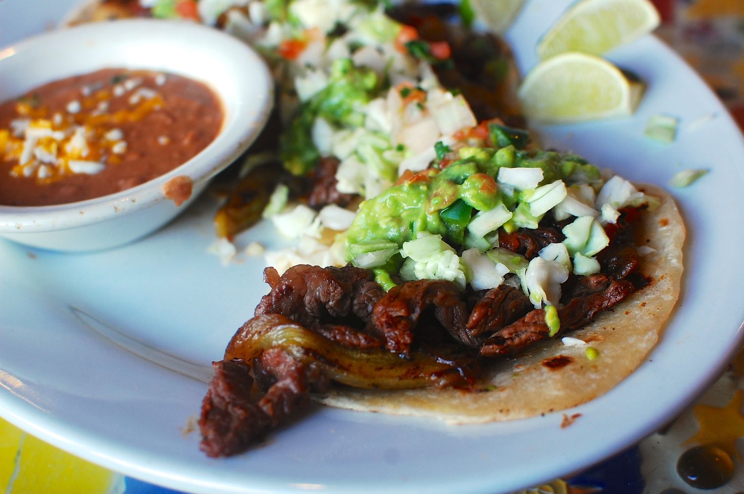 Teresa's Mosaic Cafe fajita tacos